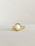Easton Elle Single Pearl Ring