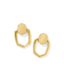Kaia Open Frame Earring Gold Metal