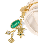 Kendra Scott Game Day Bag Charm Green Mix