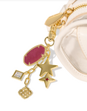 Kendra Scott Game Day Bag Charm Maroon Mix