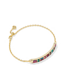 Kendra Scott Jamie Gold Delicate Chain Bracelet Multi Mix