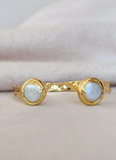 Easton Elle Misty Cuff Round Pearl Bracelet