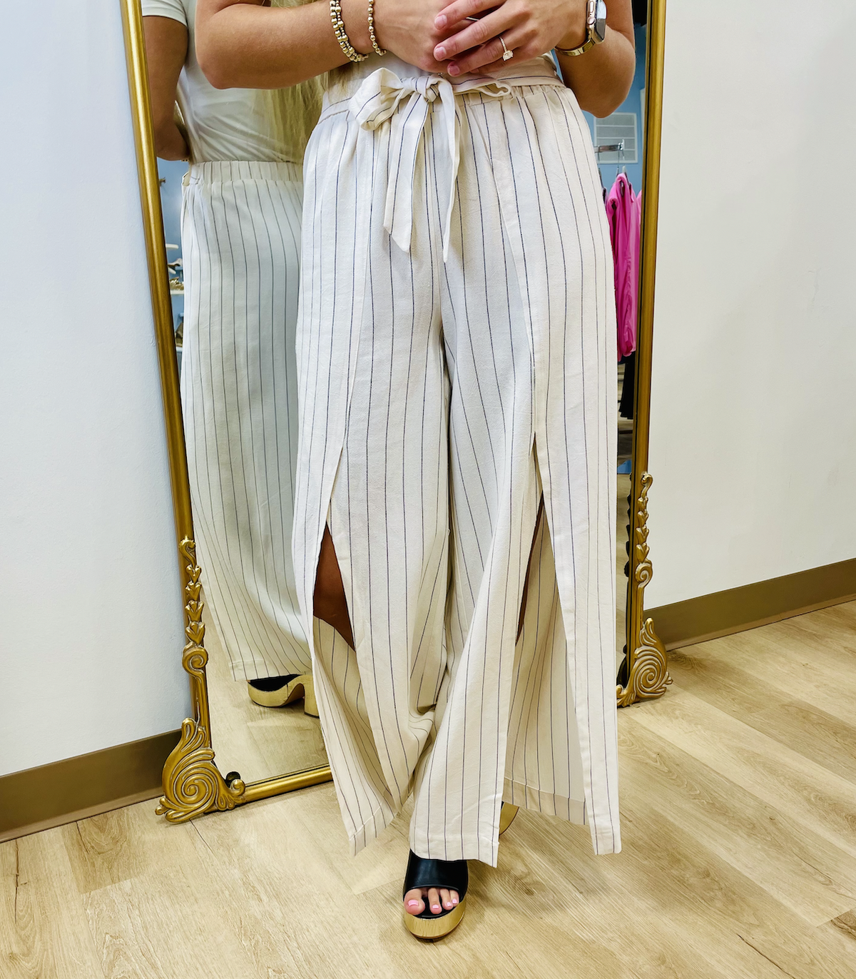 Cruise Ready Linen Pant Ivory