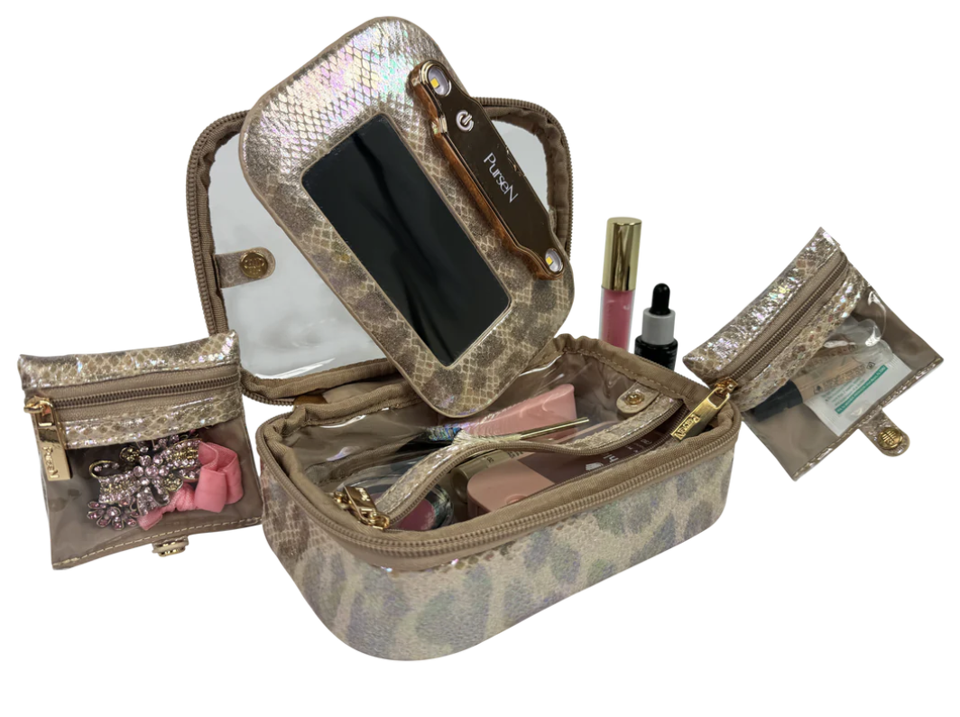PurseN LITTMINI Glimmer Leopard
