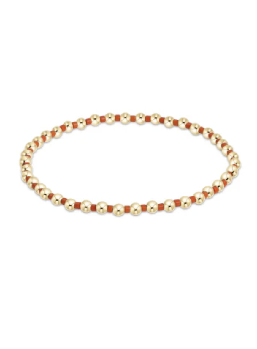 E Newton Hope Grateful Bracelet Bright Orange