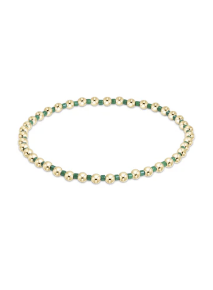 E Newton Hope Grateful Bracelet Green