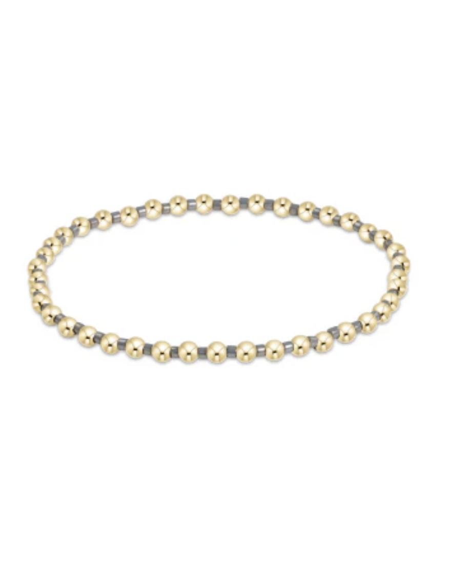 E Newton Hope Grateful Bracelet Metallic Oyster