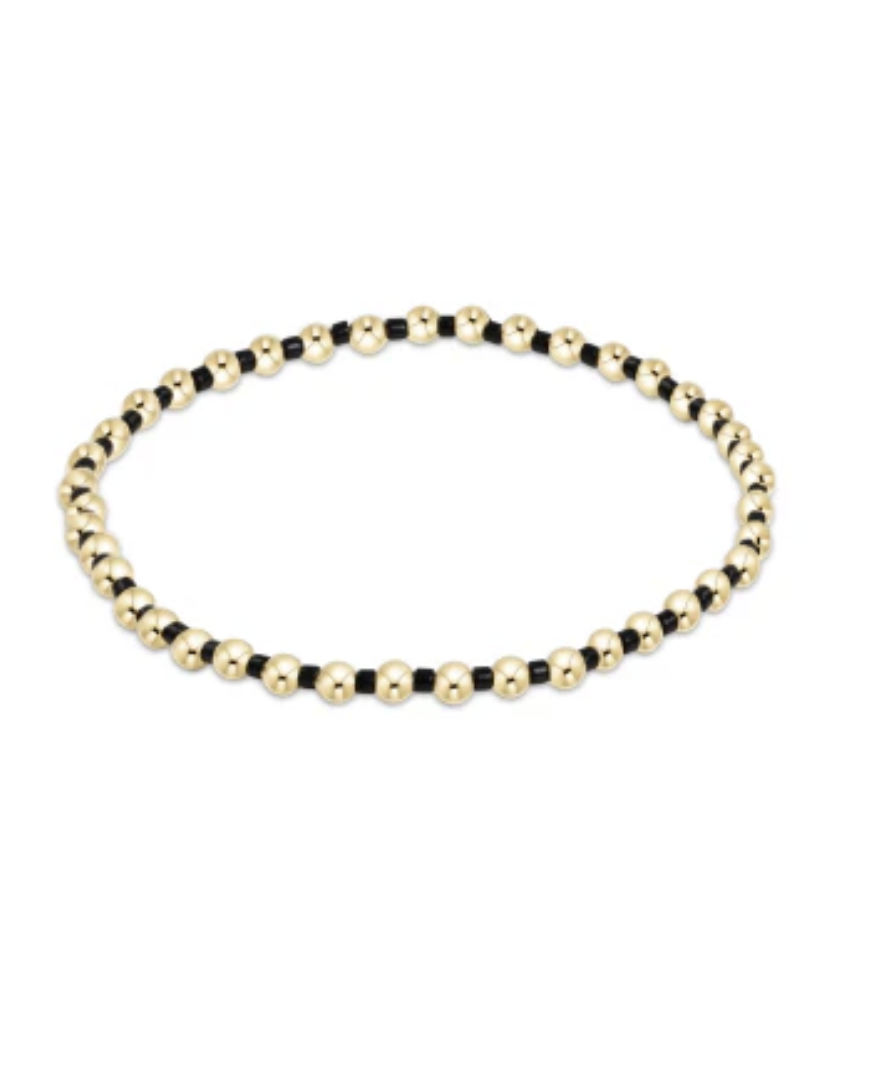 E Newton Hope Grateful Bracelet Onyx