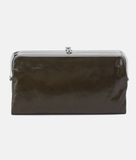 HOBO Lauren Clutch-Wallet Polished Leather Deep Moss