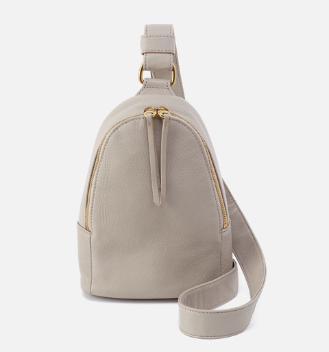 HOBO Fern Sling Pebbled Leather Taupe