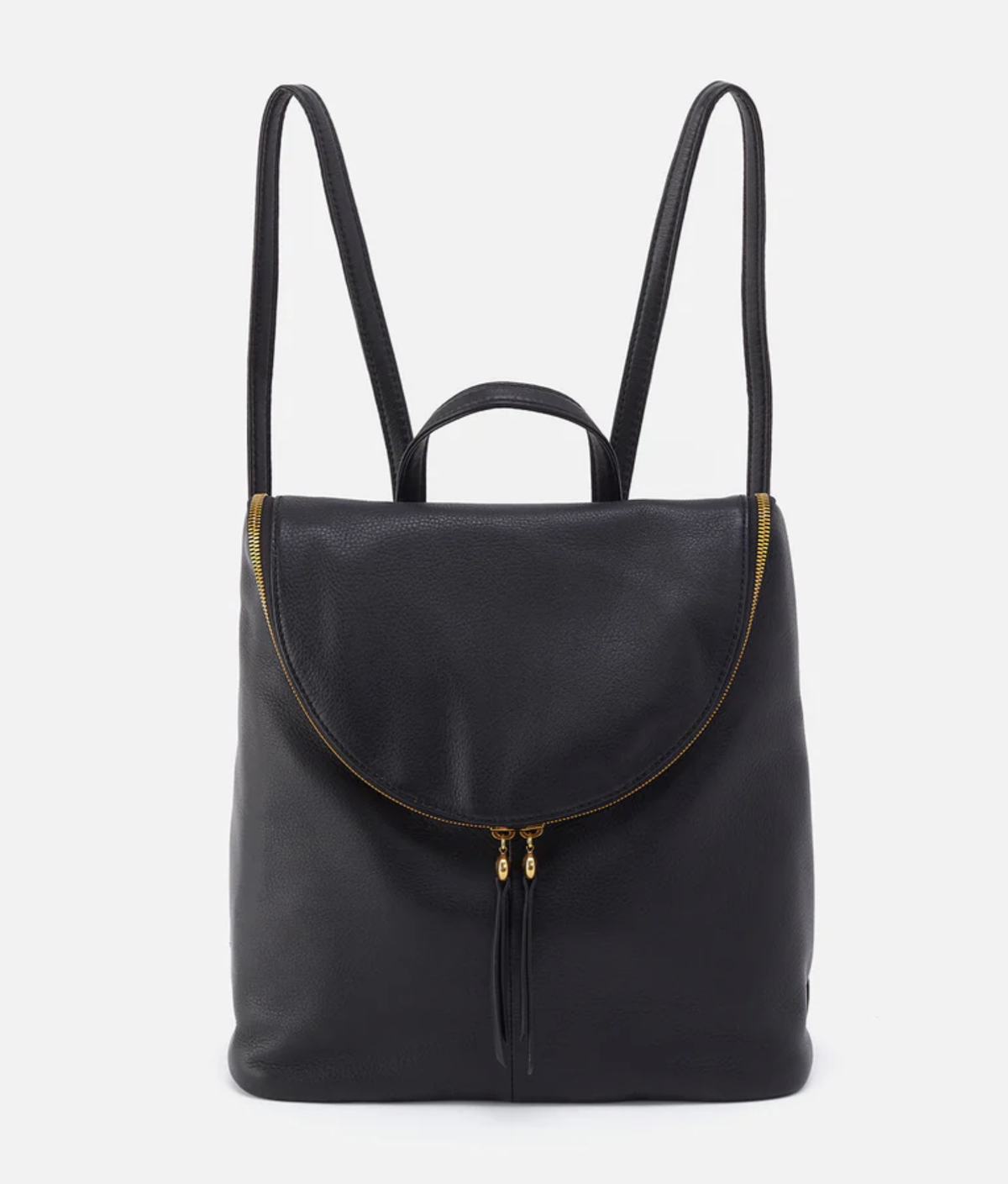 HOBO Fern Backpack pebbled Leather Black