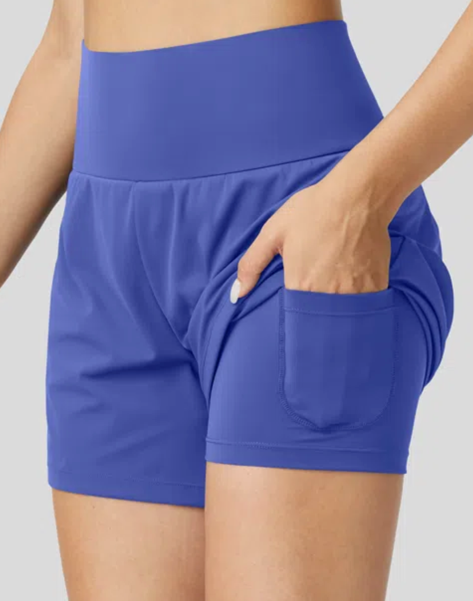 Halara Super High Waisted Yoga Short Aster