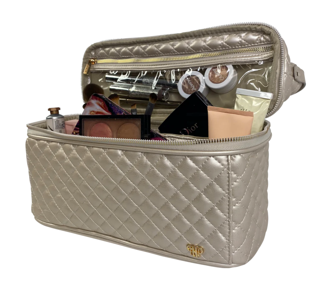 PurseN Stylist Travel Bag Pearl Quilted