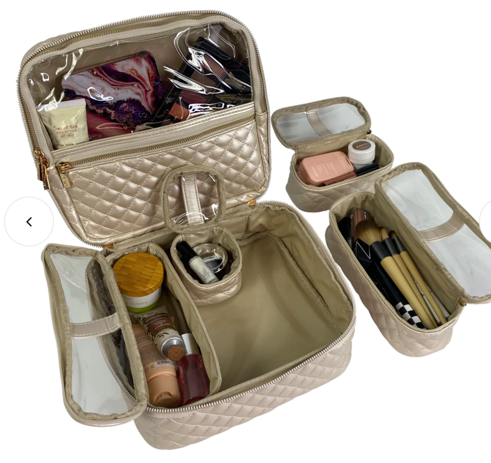 PurseN Mini Diva Makeup Case Pearl