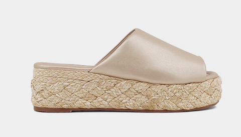 Lizzie Wedge Sandal Gold