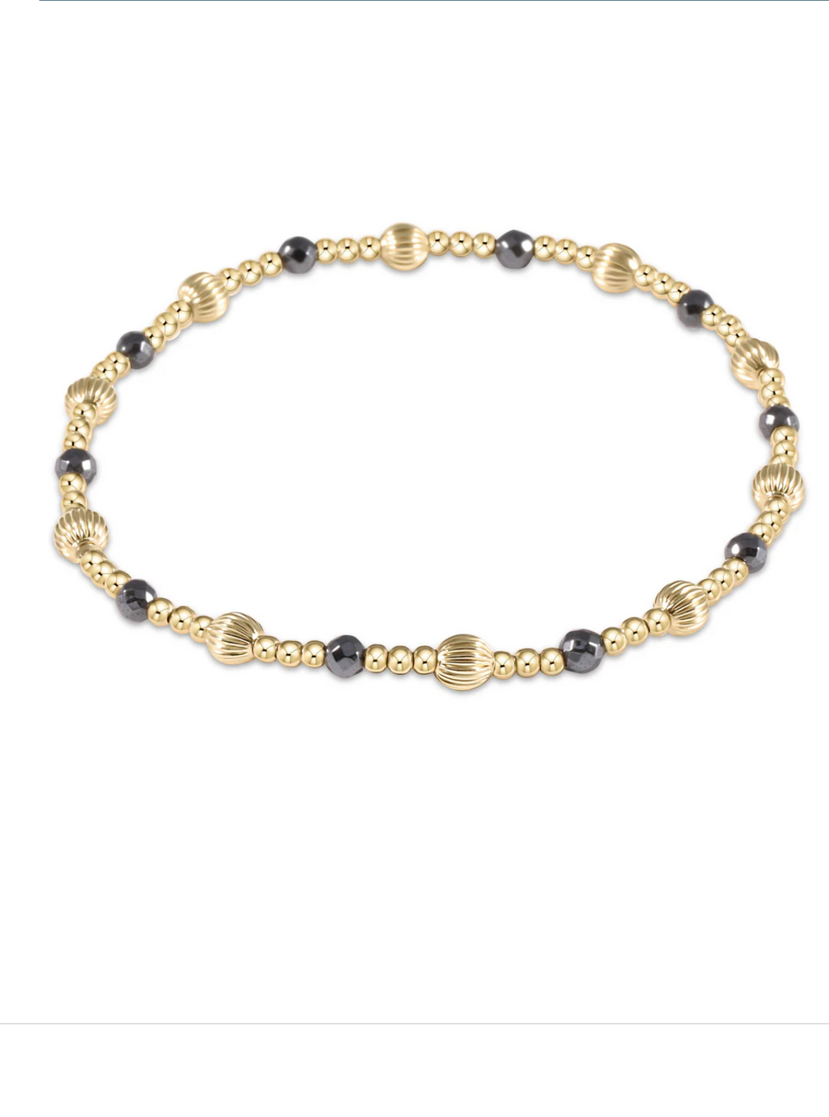 E Newton Dignity Sincerity 4mm Faceted Onyx