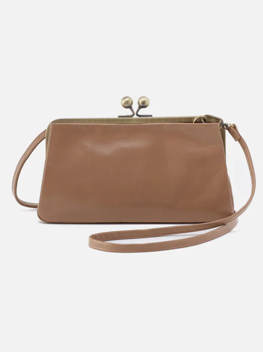 HOBO Lauren Frame Crossbody Cashmere