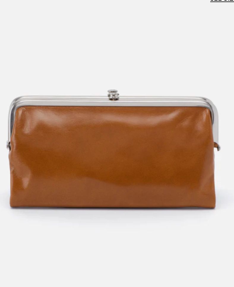 HOBO Lauren Clutch Wallet Truffle
