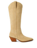 Matisse Agency Western Boot Cream Suede