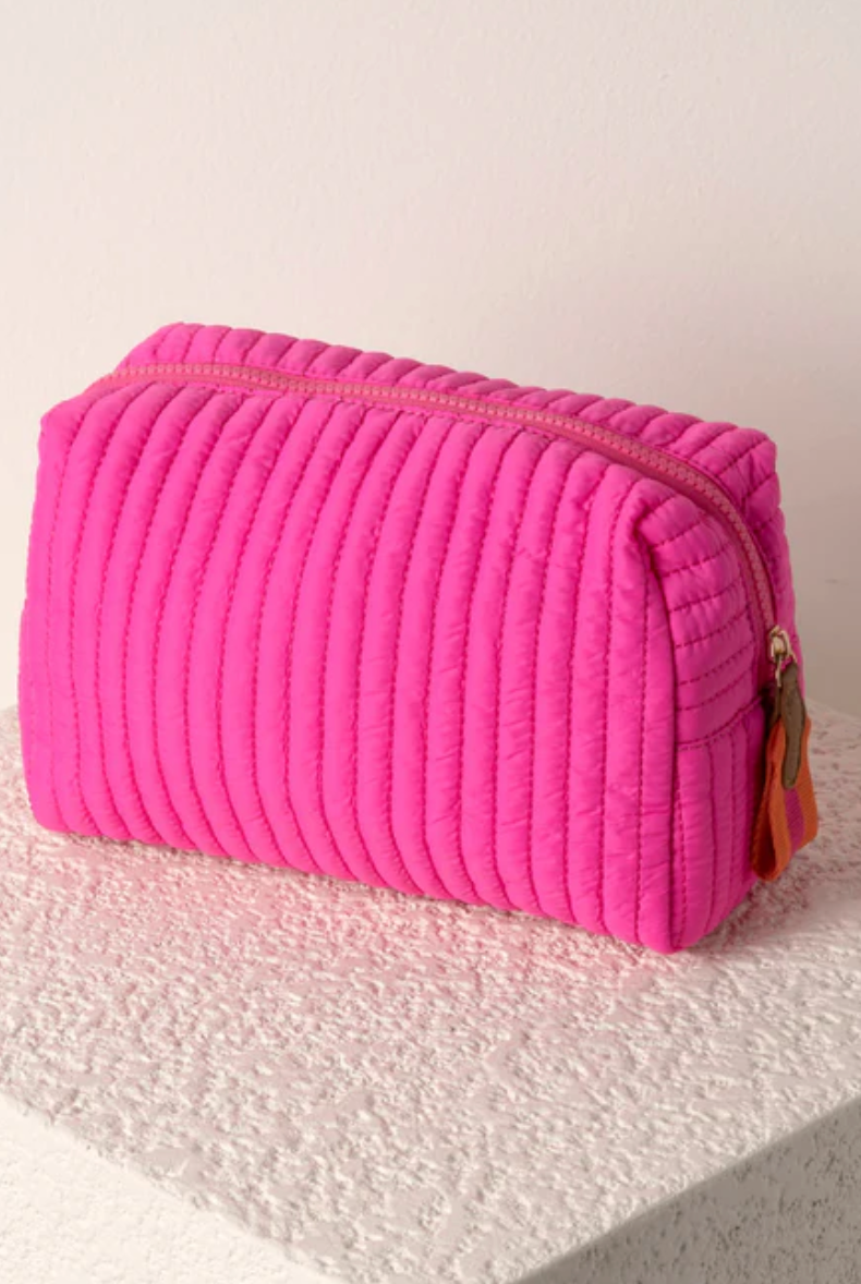 Ezra Large Boxy Cosmetic Pouch.