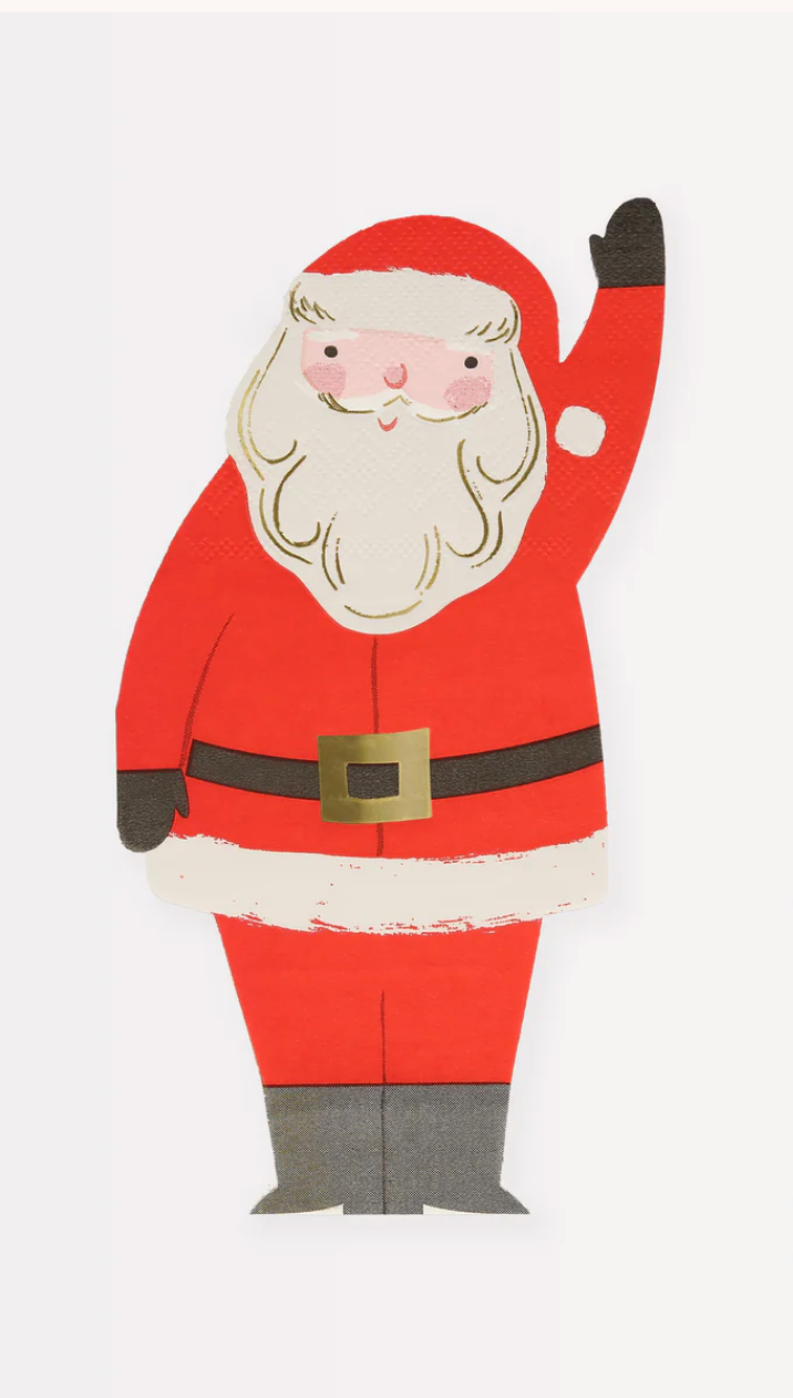 Jolly Christmas Santa Napkins