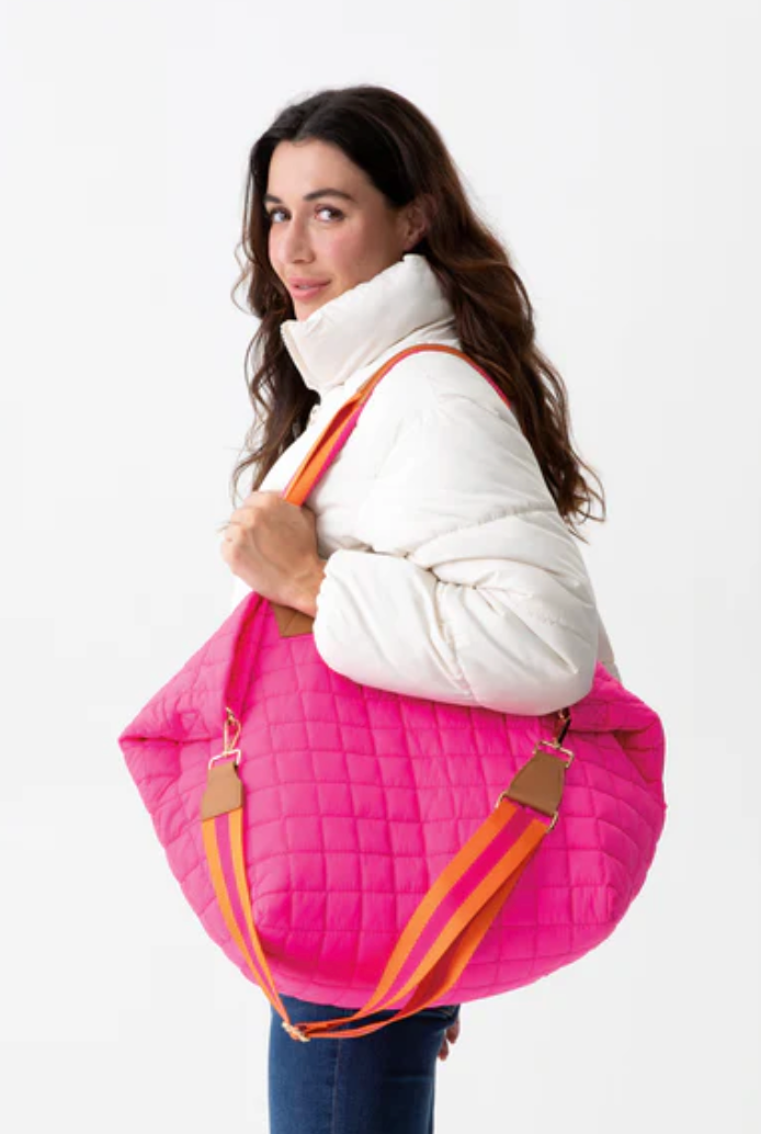Shiraleah Ezra Travel Tote Magenta
