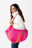 Shiraleah Ezra Travel Tote Magenta