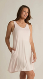 Faceplant Dreams V Neck Nightshirt Pink