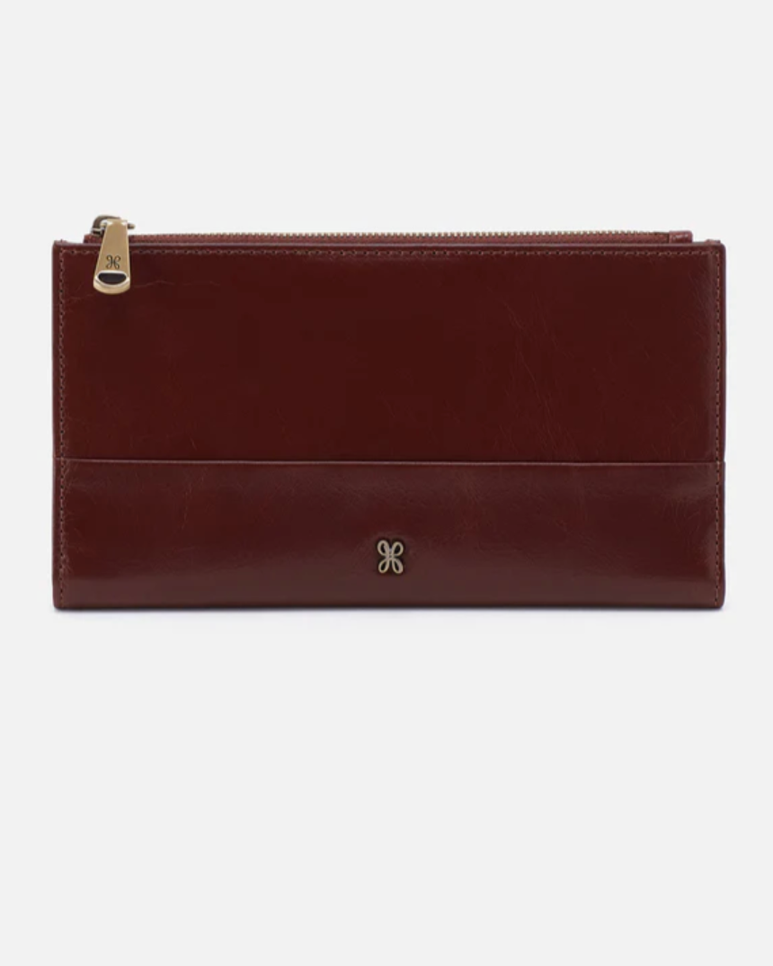 HOBO Jill Large Bifold Wallet Chocolate