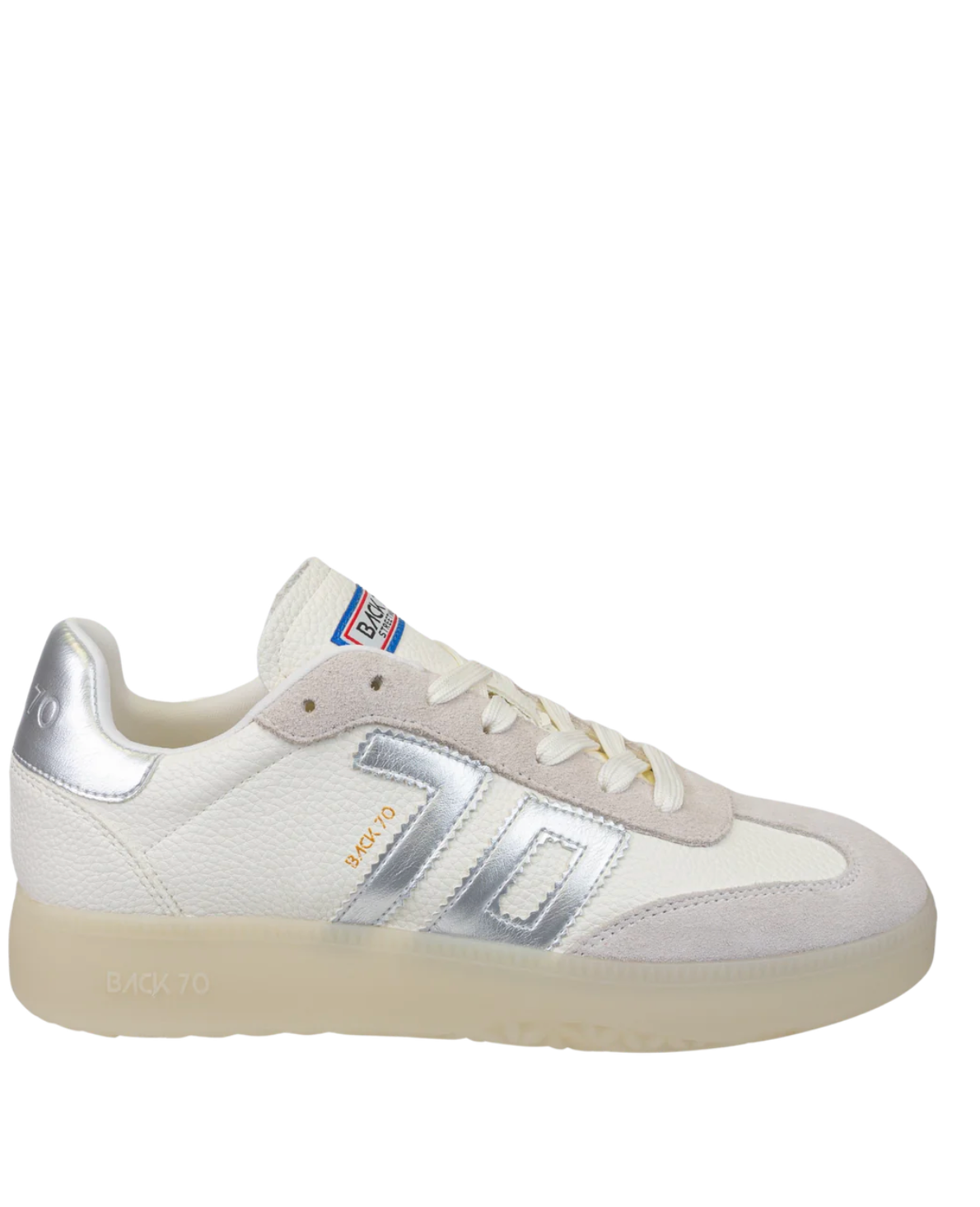 Back 70 Glam Silver Metallic