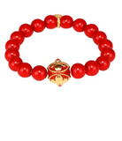 BuDhaGirl Primrose Scarlet Bracelet Red