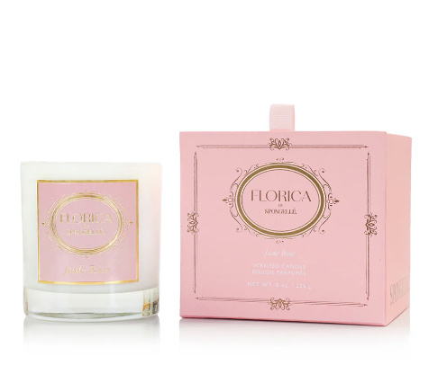 Spongelle Scented Candle Jude Rose