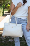 Caroline Hill Lexi Versatile Tote Pearl