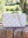Livi Crossbody Purse Pearl Quilted DQ