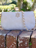 Livi Crossbody Purse Shimmer Champagne
