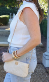 Livi Crossbody Purse Shimmer Champagne