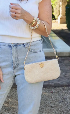 Livi Crossbody Purse Shimmer Champagne