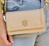 Maverick Crossbody w Pocket Tan ES