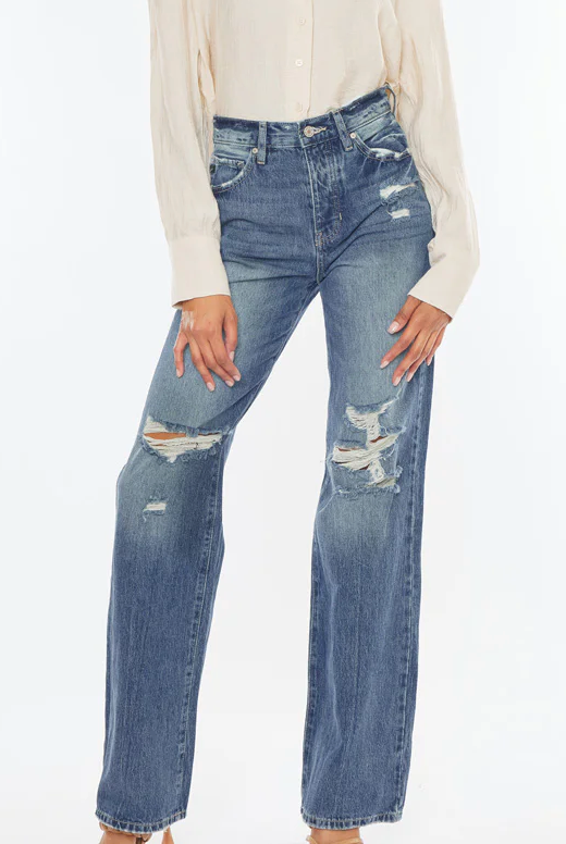 KanCan Ultra High Rise 90's Flare Jeans Medium