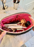Capri Large Pouch Black Patent Sq