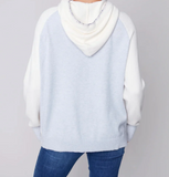 Charlie B Hoodie w Front Pocket Ecru