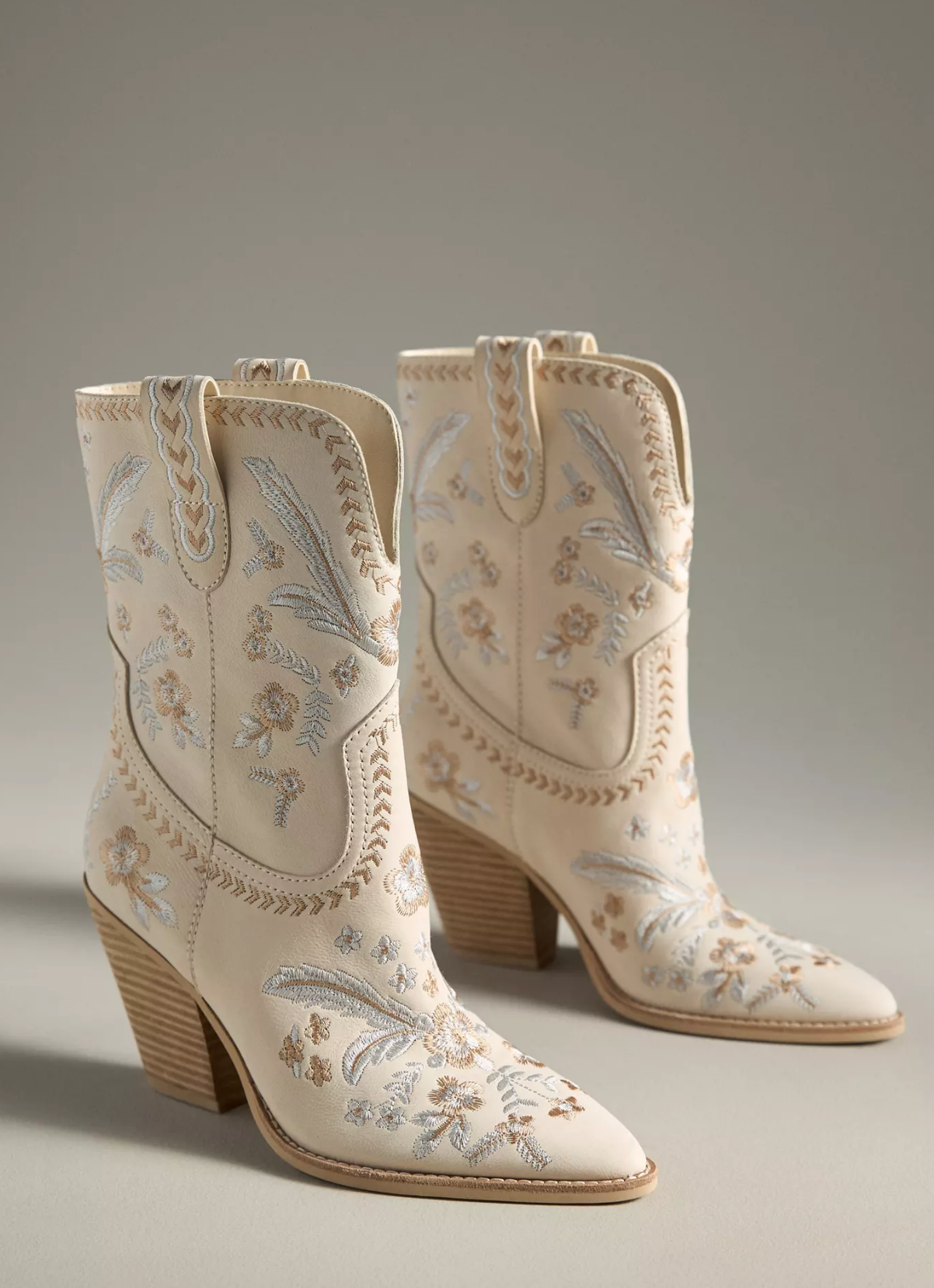 Dolce Vita Jessy Floral Boot Cream