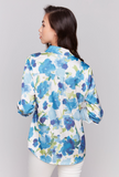 Charlie B Printed Shirt Lime