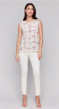 Charlie B Crochet Cami Natural