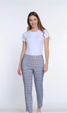 Multiples Pull On Plaid Pants