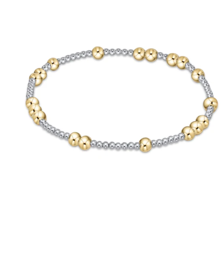 E Newton Hope Unwritten Mixed Metal 4mm Bracelet