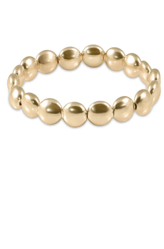 E Newton Honesty Gold 10mm Bracelet