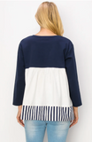Joh Regina Top Navy