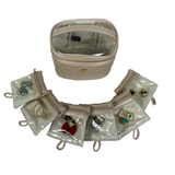 PurseN Getaway Jewelry Case Pearl Quilted