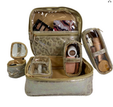PurseN Mini Diva Makeup Case Glimmer Leopard